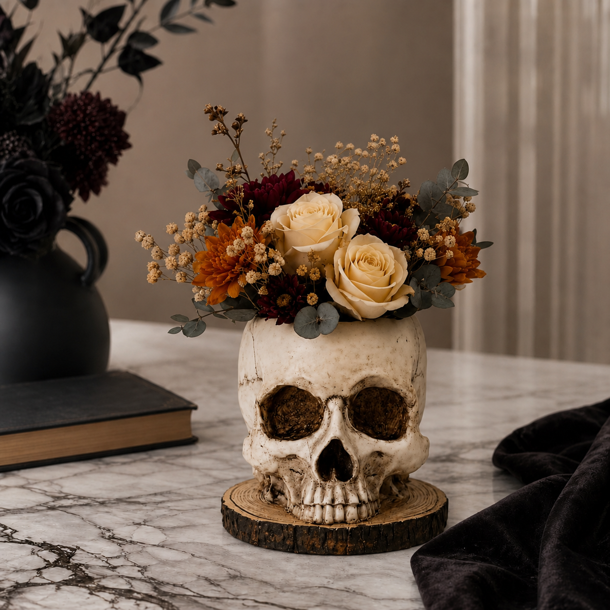 Skull Flower Vases